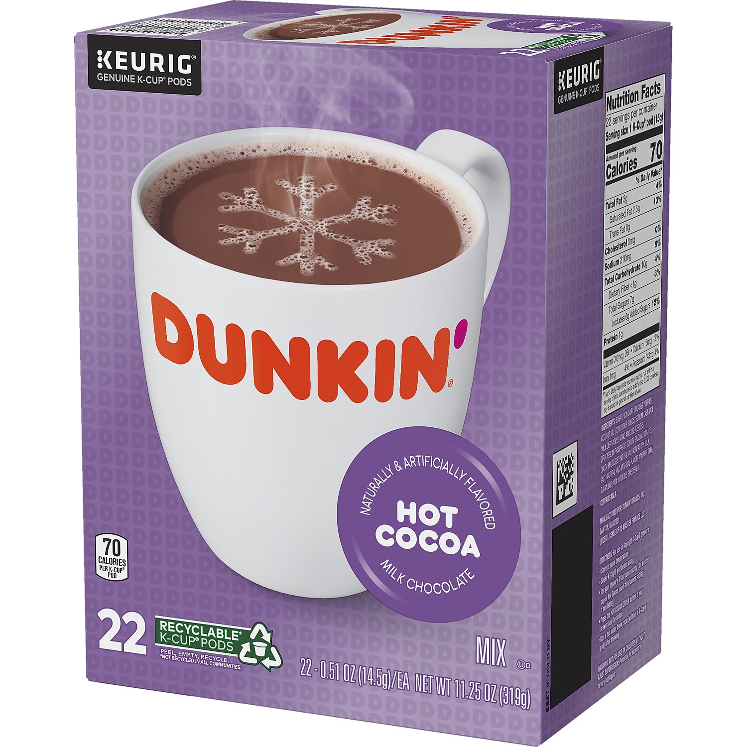 Dunkin' Donuts�� Milk Chocolate Hot 