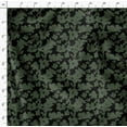 thumbnail image 3 of Soimoi Florals Printed, Japan Crepe SatinFabric, by The Yard 54 Inch Wide, Decorative Sewing Fabric for Dresses Kimonos Gowns, Black & Olive Green, 3 of 6