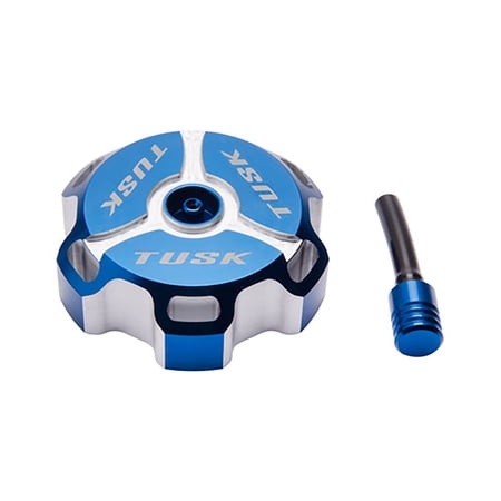 Billet Aluminum Gas Cap Blue Machined Compatible With Yamaha YZ65 2018