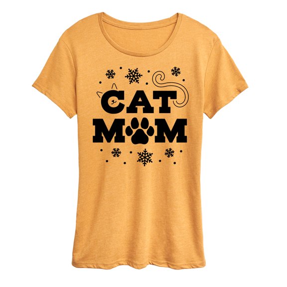 Instant Message - Cat Mom - Women's Short Sleeve Graphic T-Shirt