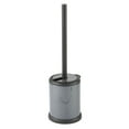 thumbnail image 3 of Bath Bliss Self Closing Lid Toilet Brush and Holder 2 Pack Replacement Brushes in Carbon, 3 of 4