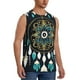 thumbnail image 2 of Balery Boho Dreamcatcher Camisetas sin mangas para hombre, absorbe la humedad y protege contra el mal olor.-Small, 2 of 7