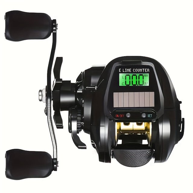 Electronic Baitcasting Reel - Variable Speed Control, Saltwater-Proof Design for Maximum Casting Performance | High-Torque Motor, Adjustable Braking System, Corrosion-Resistant Alloy Frame