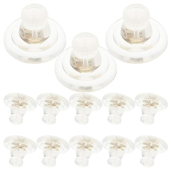 Hytrove 100Ud Earring Backs De Silicona Transparentes Para Pendientes Sujetan Y Protegen Con