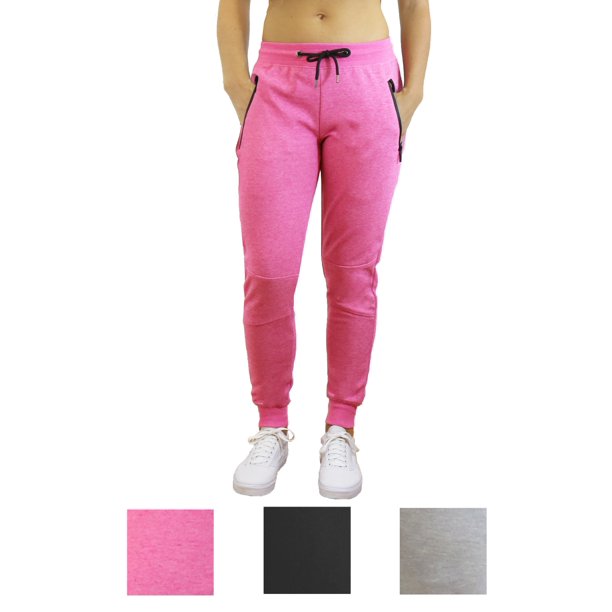 red tech joggers