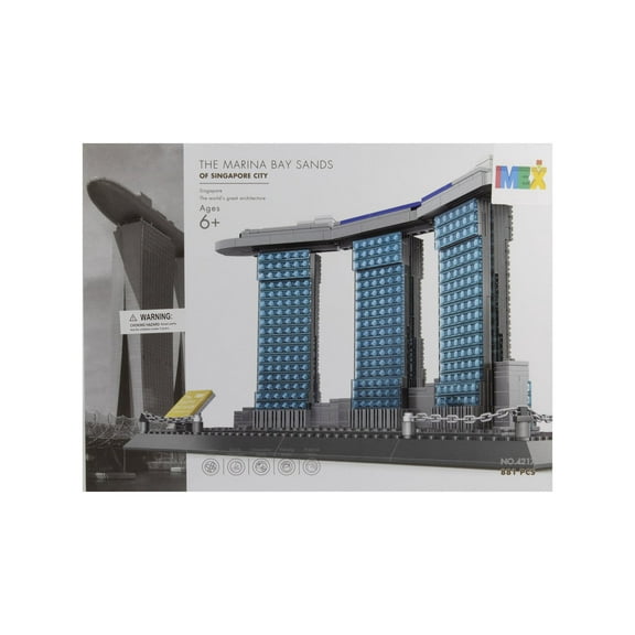 MARINA BAY SANDS BUILDING BLOCK SET 881 PCS