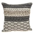 thumbnail image 1 of Parkland Collection PILH21095P Bolo Bohemian Beige Pillow Cover with Poly Insert, 1 of 1