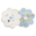 thumbnail image 1 of Alfombrilla de baño de microfibra gruesa y resistente, esponjosa, lavable a máquina, antideslizante, para baño, dormitorio y entrada de puerta (azul), 1 of 5