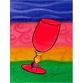 thumbnail image 1 of 11 x 15 in. Wine Flag Garden Size, 1 of 1