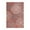 Ginger, variant on Contemporary Floral Medallion Plush Polypropylene Washable Indoor Area Rug, 4' x 6', Gold by Blue Nile Mills