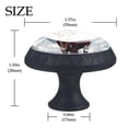 thumbnail image 4 of 4 Pcs Christmas Elk Knobs for Kitchen Cabinet Cupboard Dresser Bookcase Drawer Pulls Handles Round Home Decor, 4 of 8