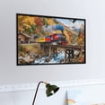 thumbnail image 2 of 1000 Piece Train Fall Landscape Puzzle for Adults, 30x20 in – Recycled Cardboard, Challenging Family Game, 2 of 7