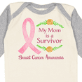 thumbnail image 4 of Inktastic My Mom is a Survivor Breast Cancer Awareness Boys or Girls Long Sleeve Baby Bodysuit, 4 of 5