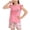 Watermelon Red, variant on Cethrio Girls Summer Outfit Sets, Printed Short Sleeve Knitting Cotton 2 Piece Kids' Clothing Sets Watermelon Red Size 6