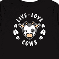 thumbnail image 4 of Inktastic Live Love Cows Boys or Girls Long Sleeve Toddler T-Shirt, 4 of 5