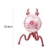 thumbnail image 3 of Ventilador USB para cochecito 5V 2.5W Ventilador eléctrico Octopus Refrigeración silenciosa de 3 velocidades (Rosa B2) Ndcxsfigh Libre de BPA, 3 of 6
