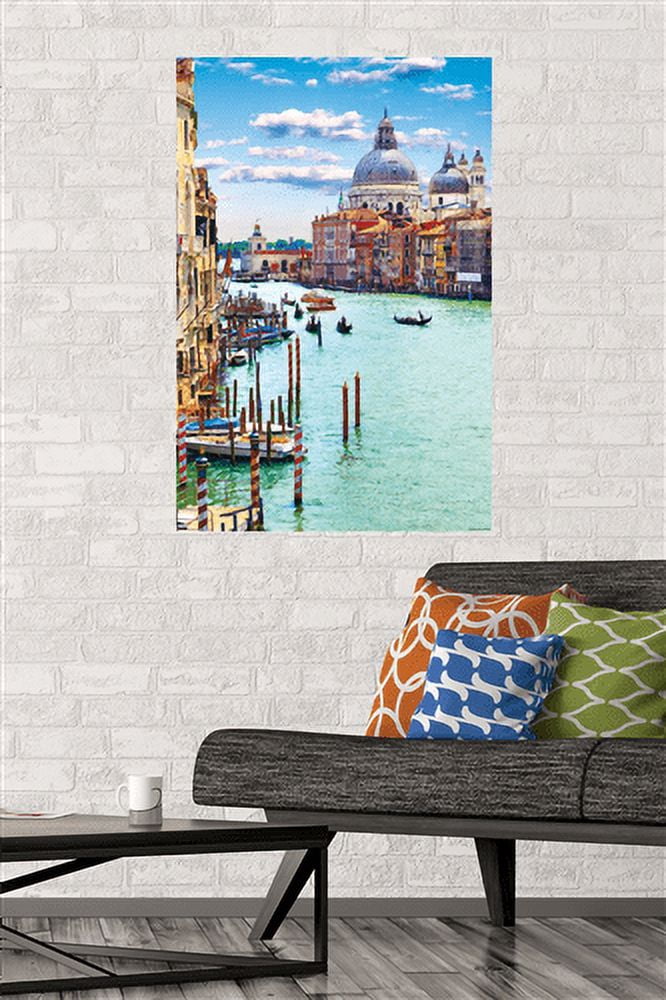 Timeless Visions - Canals of Venice Wall Poster, 22.375" x 34"