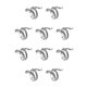 thumbnail image 2 of Jumpingount Anillos de personalidad Animal Amistad Anillo Aleación Joyería Suministro Primavera Serpiente Serpiente de primavera 10piezas, 2 of 6