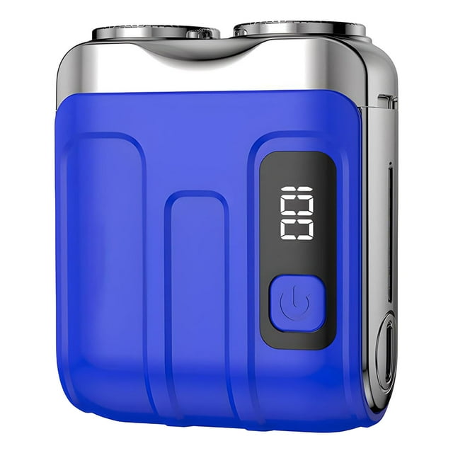 Mini Rasoir Électrique Portable pour Hommes, Rechargeable par USB, Étanche, pour Voyage
