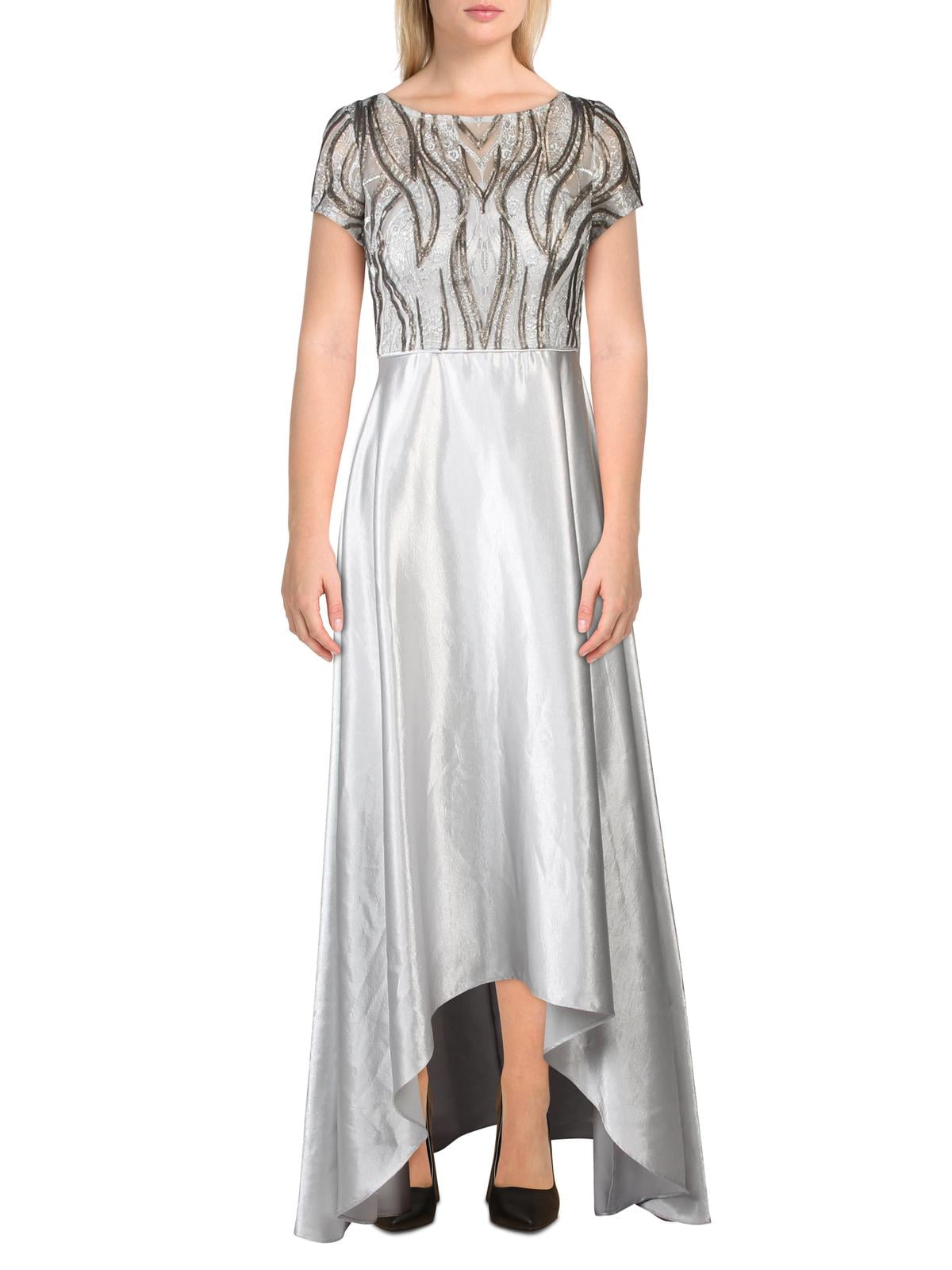 walmart silver dress