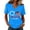 Light Blue(1776-2026 250 Anniversary USA Flag), variant on Iaqnaocc Usa 250th Anniversary Shirt Womens Shirts Short Sleeve 250 Anniversary USA Flag 4th Of July Outfits for Women Independence Day V Neck July 4th Celebration T-Shirts Gray XL