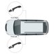 thumbnail image 4 of Manija de puerta exterior delantera izquierda y derecha para Toyota Camry, paquete de 4, color negro Unique Bargains manijas de puertas exteriores automotrices, 4 of 7