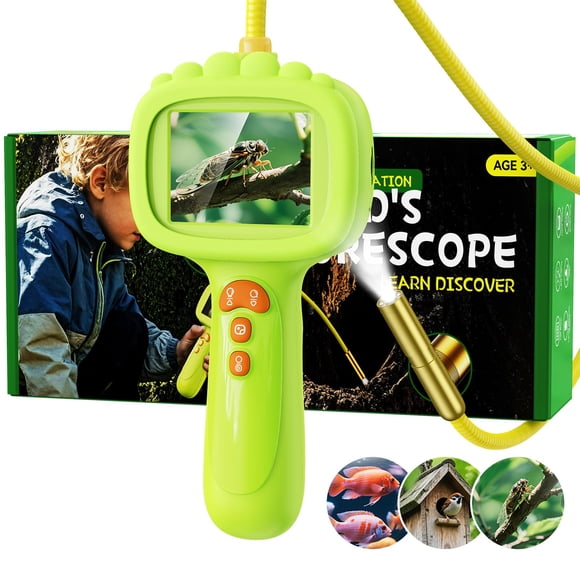 Cámara Borescope Snake Ashfly para niños con juguete STEM ligero de 4 a 10 años