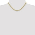 thumbnail image 4 of 10K Yellow Gold Curb Chain Styles Necklace 4.3 mm Semi-Solid 16 inch, 4 of 4