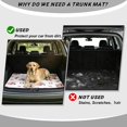 thumbnail image 4 of Garronmavis Pink Horse Horseshoe Bow Car Trunk Mat Washable Rear Cargo Cover Pet Friendly Western Style Auto Interior Accessory, 4 of 7