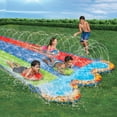 thumbnail image 3 of Banzai Triple Racer Inflatable Water Slide with 3 Body Boards, 16 ft x 82 in, Outdoor Use, 3 of 8