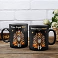 thumbnail image 3 of Happy Thanksgiving Basenji Turkey Costume Pumpkins Autumn Leaves Mug African Barkless Dog Lover Coffee Tea Cup - 130144, 3 of 4