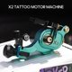 thumbnail image 4 of Línea secante de la máquina del motor de la metralla del equipo X2 del tatuaje alta rotación TFixol Aleación de aluminio-color azul, 4 of 7