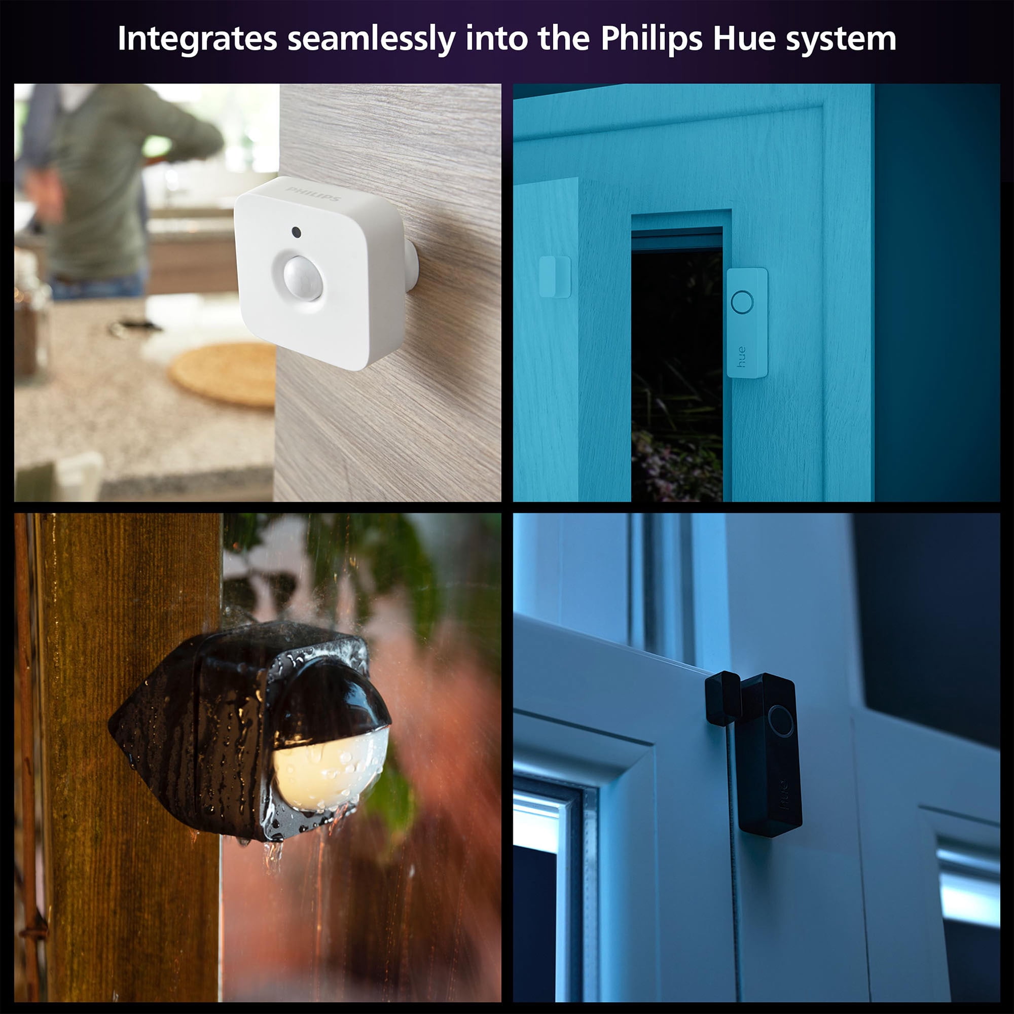 Philips Hue Secure Wired Security Camera, White - 2-Pack