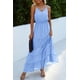 thumbnail image 5 of Vestido PRETTYGARDEN XL Maxi de Playa sin Mangas Azul Claro, 5 of 5