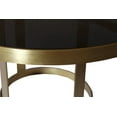 thumbnail image 2 of Round Black and Gold Modern Coffee Table, 2 of 2