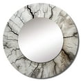thumbnail image 2 of Designart "Stump'S Natural Aesthetic" Tree Redwood Round Mirror Wall Decor Traditional - Large Grey Round Bathroom Mirror - Round Mirror - 29" x 29", 2 of 6