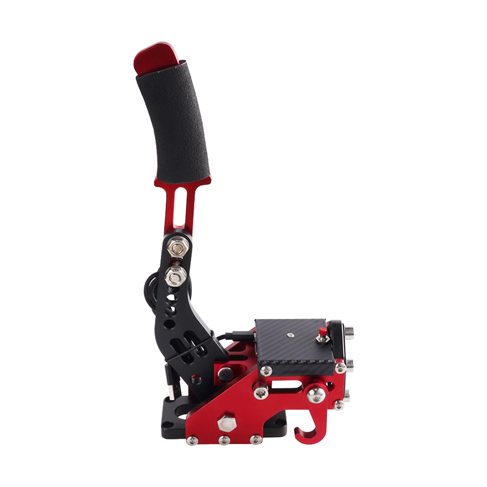 14Bit PS4/PS5 USB3.0 SIM Handbrake for Racing Games Steering Wheel Stand G29 Red