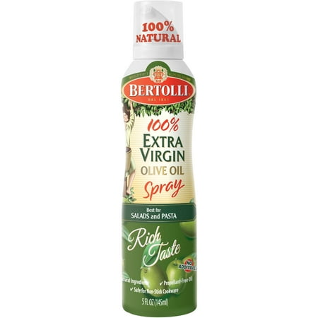 (2 Pack) Bertolli 100% Extra Virgin Olive Oil Spray, 5 Fl (The Best Olive Oil For Cooking)