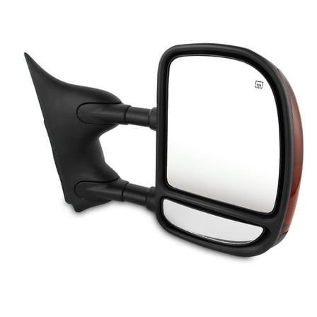 AKKON - Fit 99-07 F250/F350/F450/F550 SuperDuty 01-05 Excursion Power Adjusting Heat Amber LED Signal Tow Mirror Right Passenger