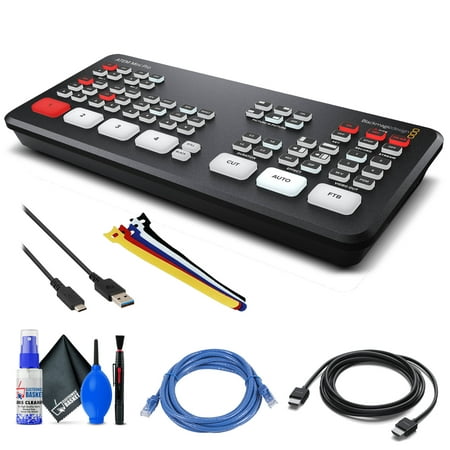 Blackmagic ATEM Mini Pro HDMI Live Stream Switcher + USB-C Cable + HDMI + More