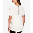 thumbnail image 2 of Lucky Brand - Camiseta con adornos de terciopelo para mujer, color morado, extragrande Lucky Brand Camiseta adornada, 2 of 2
