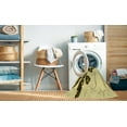 thumbnail image 2 of Ahgly Company Machine Washable Indoor Round Transitional Mustard Yellow Area Rugs, 6' Round, 2 of 7