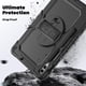 thumbnail image 4 of Funda para Samsung Galaxy Tab S10 Plus 12.4 pulgadas 2024/S9 FE Plus/S9 Plus 2023, funda protectora resistente a prueba de golpes con protector de pantalla, soporte giratorio de 360°, correa de mano, 4 of 9