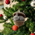 thumbnail image 4 of Woodland Christmas Ornaments Animal Christmas Ornament,Forest Animal Decoration, Hanging Woodland Pendant for Xmas Tree Decorations, Hanging Ornament Home Party Decor(C), 4 of 5