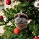 thumbnail image 4 of Forest Animal Ornaments , Woodland Christmas Tree Decorations in Acorn for Holiday Home Decor, Rustic Cabin Themed Party Favors, Nature Inspired Gift, 4 of 6
