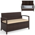 thumbnail image 2 of Costway 42 Gallon Deck Box with Seating for Garden Tools and Pool Supplies for Front Porch, 2 of 10
