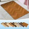 thumbnail image 2 of Lilixerw Wood Grain Kitchen Mat,Non Slip Quick Dry Floor Mat Diatomaceous Shower Mat for Kitchen Bathroom,15.8 X 23.6 inch, 2 of 6