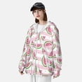 thumbnail image 3 of Lsque Watermelon UPF 50+ Lightweight Sun Protection Men's Women's Long Sleeve Shirt, Hoodie Performance -XX-Large, 3 of 9