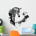 thumbnail image 1 of Grungy Zebra Wall Decal by Wallmonkeys Peel and Stick Graphic (24 in W x 22 in H) WM58101, 1 of 4