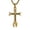 Gold, variant on Cross Necklace for Men Stainless Steel Bible Verse Philippians 4:13 I CAN DO ALL THINGS Wrench Cross Pendant Necklace (Silver)